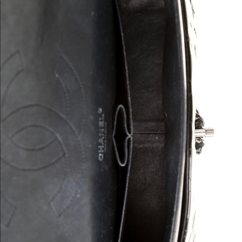 Chanel Classic Patent Jumbo Double Flap Bag